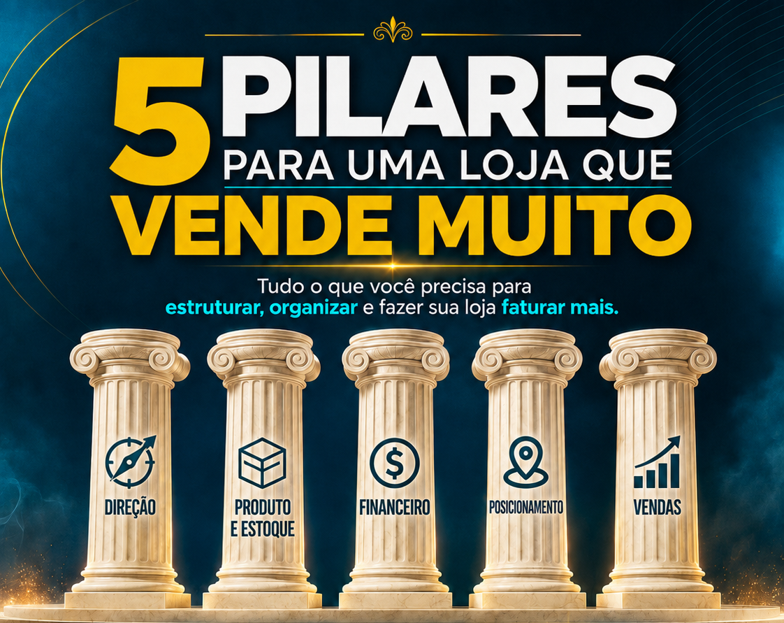Capa do pacote 5 Pilares da Loja que Vende Muito